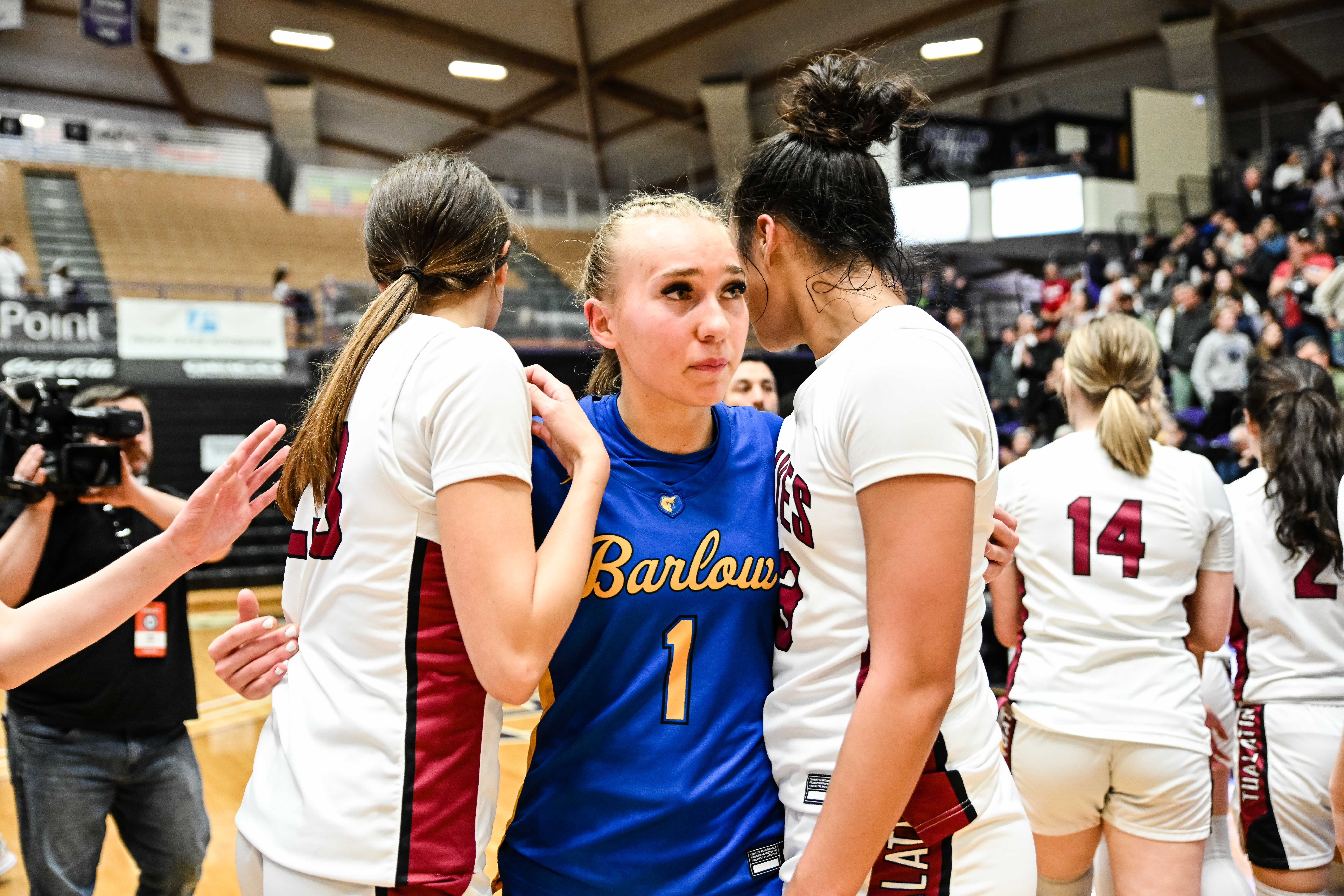 Barlow Tualatin 6A Oregon girls basketball quarterfinal Naji Saker -112